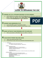 Step - By-Step Guide To Obtaining The Osp: Prepare List of All Offshore Personnel in Your Company