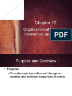 Organizational Learning, Innovation, and Change