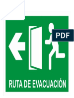Ruta de Evacuacion Izquierda