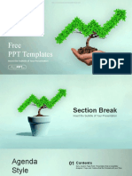 Trees Growing Finance Chart PowerPoint Templates.pptx