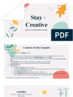 Stay Creative by Slidesgo