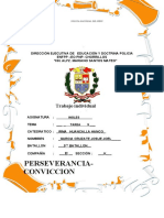 Perseverancia-Conviccion: Trabajo Individual