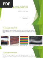 Special Knit & Other Fabrics