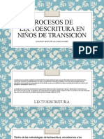 Procesos de Lectoescritura en Niños de Transición