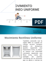 Movimiento Rectilineo Uniforme