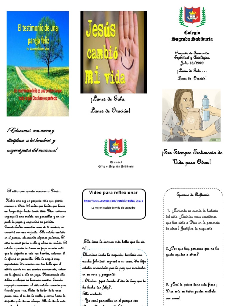 Formacion Espiritual Gala Entrega De Julio Pdf Oracion Amor