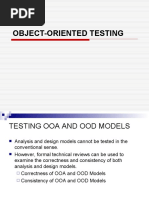 Chapter 16 Object Oriented Testing