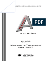 Curso Excelência Atendimento - Materiais Tratamento Lentes