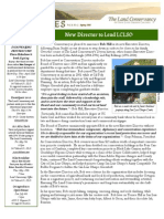 Spring 2010 Landlines Newsletter Land Conservancy of San Luis Obispo County