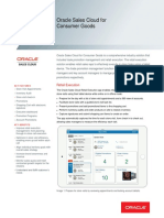 Oracle Sales Cloud For Consumer Goods: Retail Execution