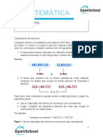 MATEMATICA - GUIA 4.comparación de Números Hasta Mil Millones