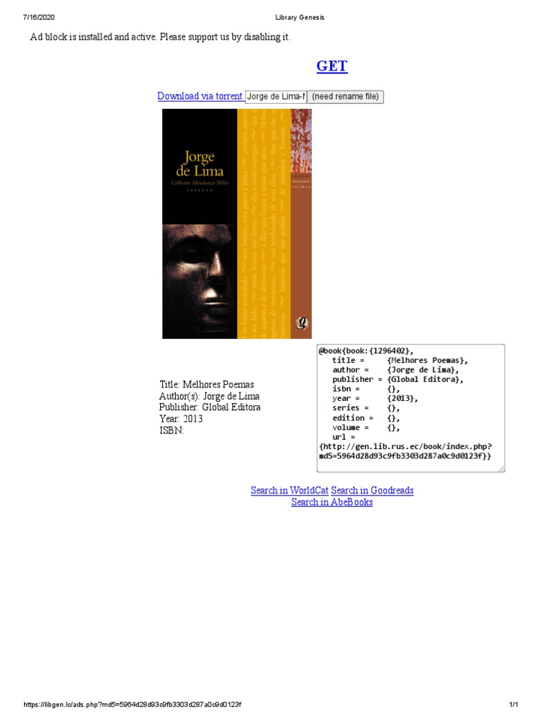 Via Torrent: Ad Block Is Installed And Active. Please Support Us.