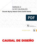 5SEMANA 5 - METODOS PARA EL CALCULO DE CAUDAL 1