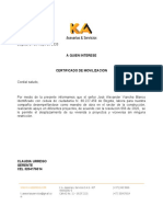 Carta Movilizacion Alex Viancha