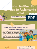 Niños Con Autismo en Tiempos de Aislamiento Social