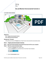 7.1.2.2 Packet Tracer - Modify and Monitor Environmental Controls PDF