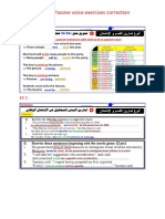 Passive Voice Lesson Exercices Correction PDF