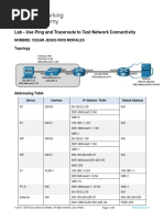 13.3.2-Lab - Use-Ping-And-Traceroute-To-Test-Network-Connectivity - CESAR RIOS