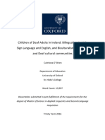 Children of Deaf Adults in Ireland Bilin PDF