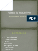 Relatos de Costumbres