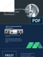 Softwares para La Creación de Presentaciones Electrónicas