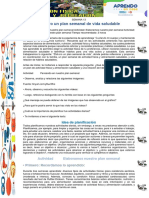 Elaboro Un Plan Semanal de Vida Saludable PDF
