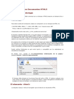 Estructura de Los Documentos HTML5