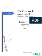 Planificación clase virtual biología célula