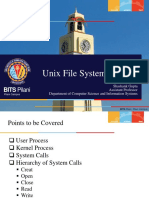 Unix File System Calls: BITS Pilani