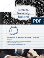 Curso Derecho Notarial y Registral - Eduardo Pastor Castillo