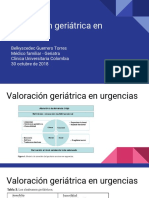 Valoración Geriátrica en Urgencias 