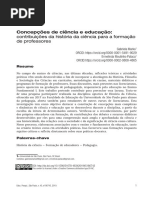 Concepções de Ciências e Educação