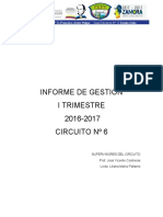 Informe de Gestión Del Primer Trimestre