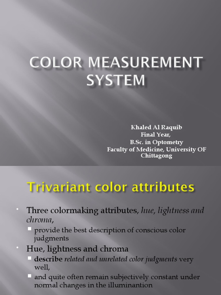 Understanding Color Attributes: Hue, Lightness, Chroma | PDF | Color | Hue