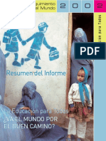 UNESCO - 2002 - La Educación para Todos ¿Va El Mundo Por El Buen Camino PDF