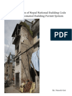 Implementation of Nepal National Building Code Through Automated Building Permit System