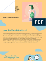 Hand Sanitizer Berbahan Aloevera Dan Alkohol