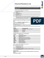 Compatibilidade Química Dos Materiais - Prominent