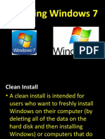 Installing Windows 7 2018