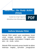 Kuliah 6 Siklus PDSA