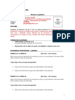 Formato FP01 - CV