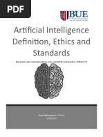 Artificial Intelligence Definition, Ethics and Standards