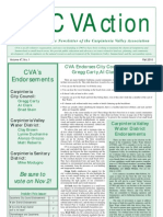 Fall 2010 CVAction Newsletter ~ Carpinteria Valley Association