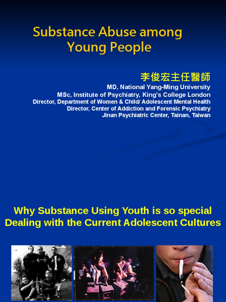 Substance Abuse in Youth: Key Insights | PDF | Substance Abuse ...