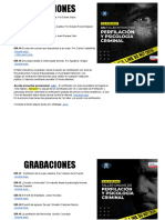 Grabaciones 2do Taller Perfilación y Psicología Criminal