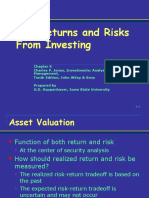 The Returns and Risks From Investing