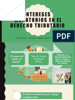 Intereses Moratorios en El Derecho Tributario