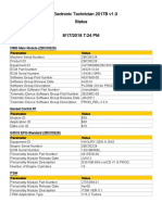 Cat Electronic Technician 2017B v1.0 Status Report