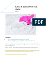 Komposisi Kimia Surfaktan Detergen