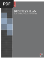 Jami Masjid Wellness Center Business Plan